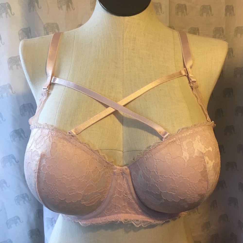 Torrid push up strapless bra Size 40DD